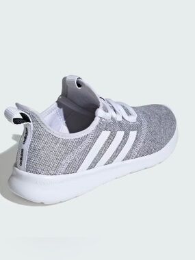 adidas Lightweight Knit Sneaker - Grey & White